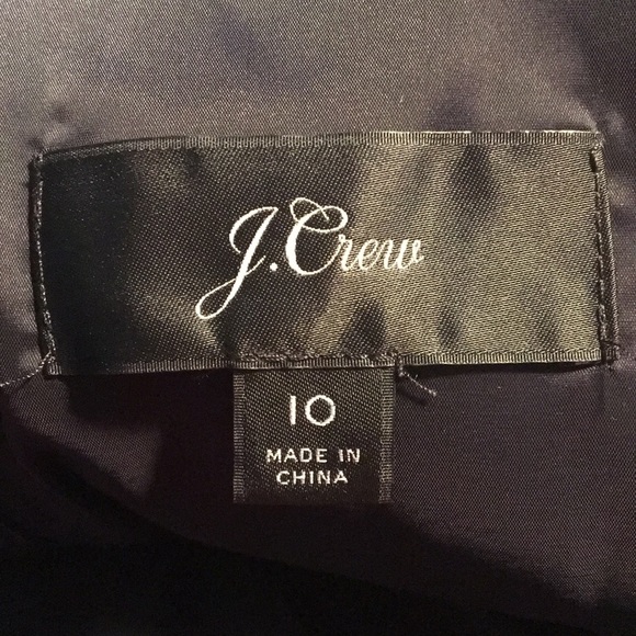 J Crew Seersucker Polka Dot Dress Navy Blue NEW 10 - Picture 8 of 8